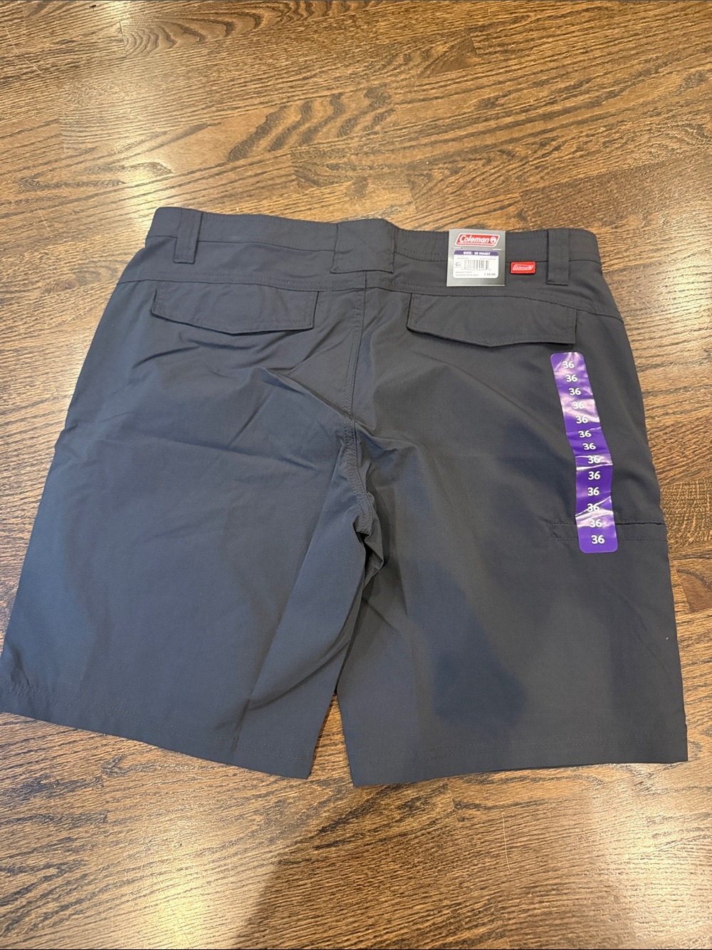 Coleman Men's Performance Shorts - Dark gray size 36 hiking
